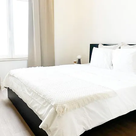 Near Center, 2br For 6 With Huge Living Room, Tv & Wifi Lägenhet Gent